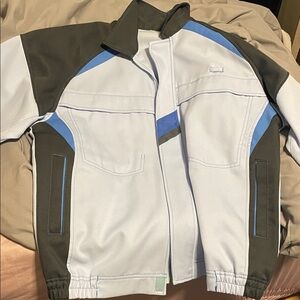 Blue and Gray Jacket / windbreaker